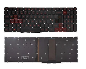 Keyboard UK Backlit Acer Nitro 5 AN515-43 AN515-54 AN515-55 AN517-51 AN517-52 - Picture 1 of 3