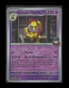 Team Rocket's Hypno 080/182 LP Reverse Holo SV10: Destinated Rivals Pokemon TCG - Foto 1 di 2