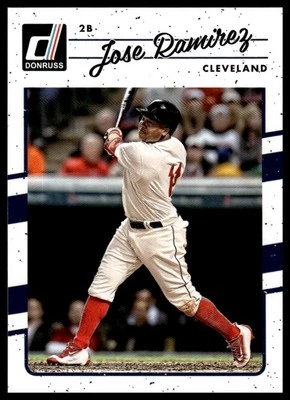 2017 Donruss #85 Jose Ramirez - Image 1 of 2