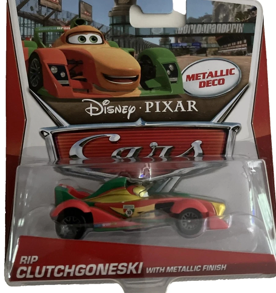 Disney Cars Metallic Deco RIP CLUTCHGONESKI With Metallic Finish 1:55 FREE SHIP! - Image 1 of 1