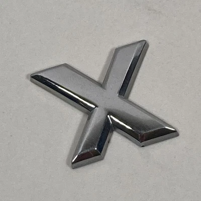 Nissan Máxima 3.5 SL 2004-2008 emblema logotipo letra 'X' maletero trasero B4205 cromado Foto 1 de 4