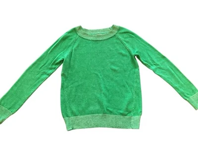 Gap Women’s Medium Sweater Wool Blend Lightweight Crew Neck Pullover Green - Image 1 of 4