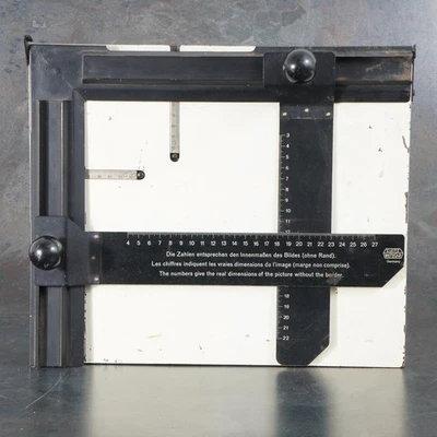 : Caballete de ampliación de cuarto oscuro de metal Leica Leitz Wetzlar FOCOMAT 8x10 de 2 hojas Foto 1 de 4