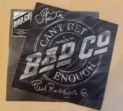 SIGNED!! Bad Company Paul Rodgers Simon Kirke Signed Insert!! Foto 1 de 2
