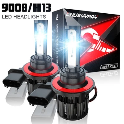 Faros LED bombillas haz alto/bajo para Ford Freestar 2004-2007 6000K 2x H13 9008 Foto 1 de 4
