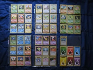 Pokemon Karten fast komplett Base Common Uncommon Rares Kartenset LP/NM - Bild 1 von 9