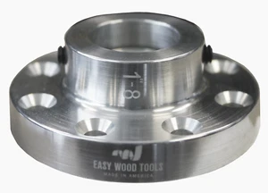 Easy Wood Tools placa frontal de aluminio 3"" diámetro 8TPI 1"" diapositiva de husillo F430 - Imagen 1 de 1