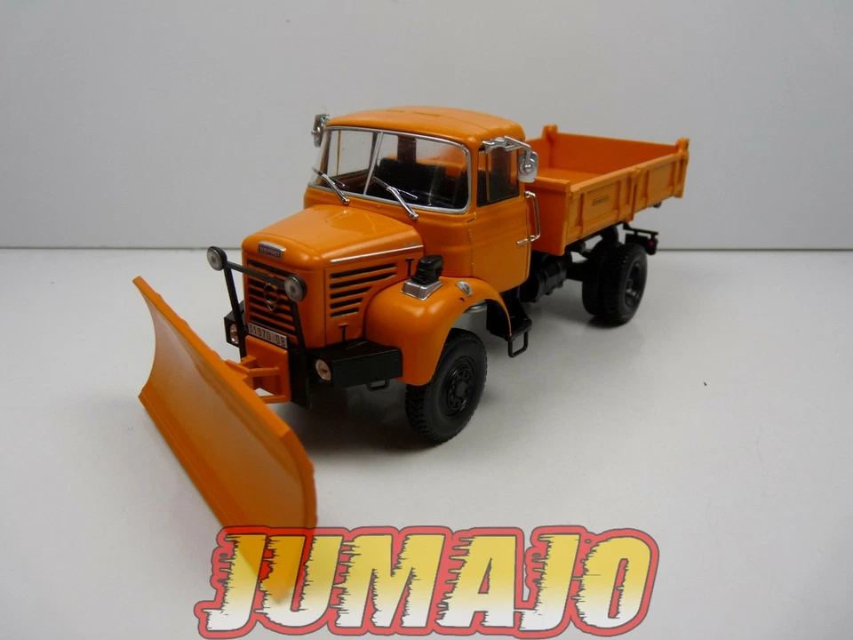 BER10 CAMIONS 1/43 Hachette IXO BERLIET L 646 M3 4x4 Chasse neige
