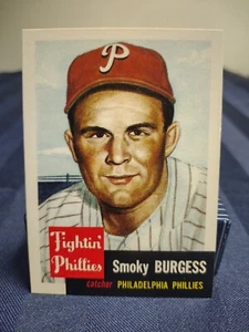 1991 Topps Archive The Ultimate 1953 Set-#10 Smoky Burgess Philadelphia Phillies - Imagen 1 de 2