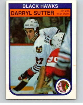 1982-83 O-Pee-Chee #76 Darryl Sutter  RC Rookie Chicago Blackhawks V57634 - Image 1 of 2