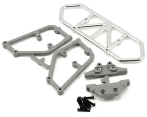 RPM Rear Bumper for Traxxas Slash 4x4 (Chrome) [RPM80123] - Picture 1 of 2
