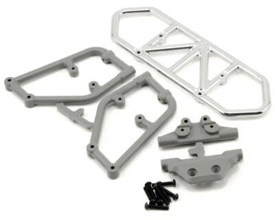 RPM Rear Bumper for Traxxas Slash 4x4 (Chrome) [RPM80123] - Image 1 of 2