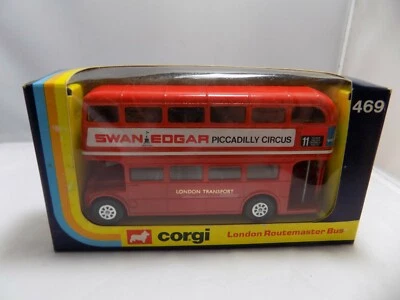 Autobús Corgi London Routemaster - SWAN EDGAR PICCADILLY CIRCUS Nº:11 Como Nuevo En Caja.  Foto 1 de 4