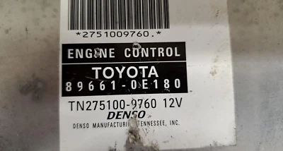 89661-0E180 Lexus RX350 ecu ecm computer 2007-2008 - Image 1 of 3