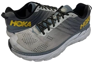 Zapatos para correr de carretera Hoka One One Clifton 6 para hombre 13 gris amarillo - Imagen 1 de 11