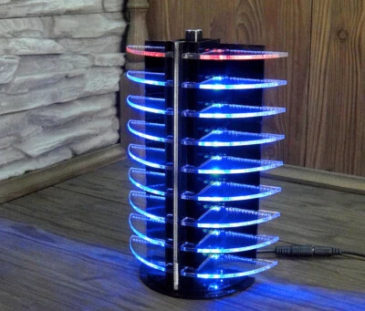 LED Music Audio Spectrum Analyzer Monitor Sound Level VU Meter LM3914 VIDEO ! - Image 1 of 4