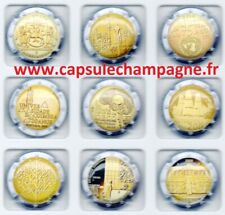 Capsules de champagne série Générique euros N°19 A 27 SUR 27 NEW NOV2021