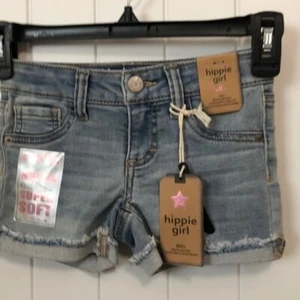 Hippie Girl Denim Shorts - Picture 1 of 6