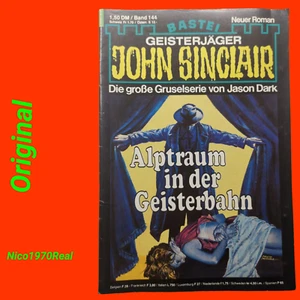 J Sinclair -  Heft Nr 144 - Alptraum in der Geisterbahn -  1. Aufl. #B/3-HoKi3 - Bild 1 von 3