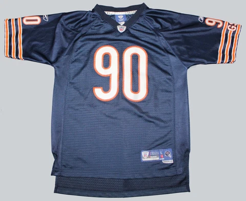 Reebok On Field Chicago Bears Julius Peppers Stiched NFL Jersey Youth Boys Large Cover