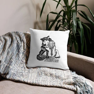 Good Friends - Alaskan Malamute Throw Pillow - Picture 1 of 5