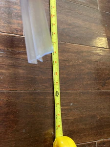 73" Side Seal Strip for 3/8" Frameless Glass Shower Door Clear Polycarbonate - Picture 1 of 4