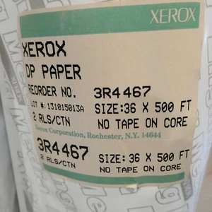 Xerox DP Paper Roll 3R4467 36 x 500 feet No Tape on Core - Picture 1 of 4