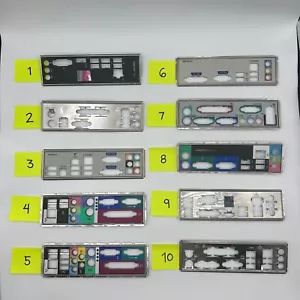Motherboard IO Shield I/O Backplate For ATX Cases Pick One - Picture 1 of 12