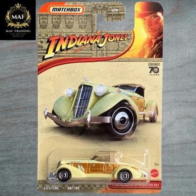 Matchbox 1936 Auburn Speedster 851 Indiana Jones #48 Basic 2023 ∣ pressofuso ... - Immagine 1 di 2
