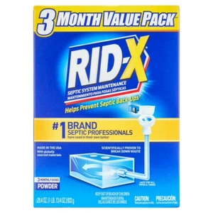 RID-X Septic Tank Treatment, 3 Month Supply Of Powder, 29.4oz, 100% Biobased - Picture 1 of 10