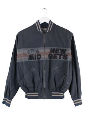 Chevignon Damen 90s Vintage Embroidered Bomber Jacke Grau M - Bild 1 von 4