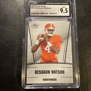 2017 Leaf Special Draft Silver Deshaun Watson CGC 9.5 Mint+ Rookie Clemson RC 03 - Picture 1 of 7