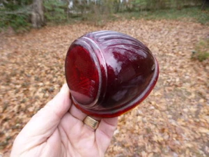 1938 1939 Hudson Terraplane LAN CB 4763 Left Sedan TAIL LIGHT Glass Lens - Picture 1 of 9