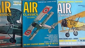 Air Classics, Vol3 no. 6 & Vol 2, no. 1 & 6 (1966), Amazing Aviation history! - Picture 1 of 12