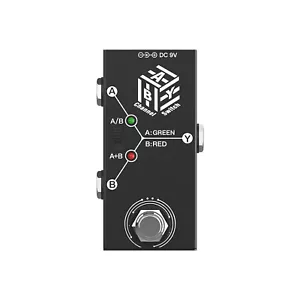 ABY Box Line Selector AB Switch Guitar Effect Pedal True Bypass Metal Shell P2Z9 - Picture 1 of 11