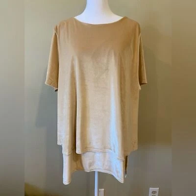 DG2 By Diane Gilman Velvet Blouse Size XL - Image 1 of 4