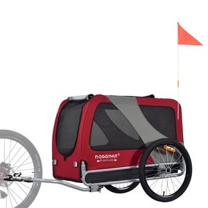 Remolque de bicicleta para perros DOGGYHUT® Premium XL remolque de bicicleta sin corredor - Imagen 1 de 34