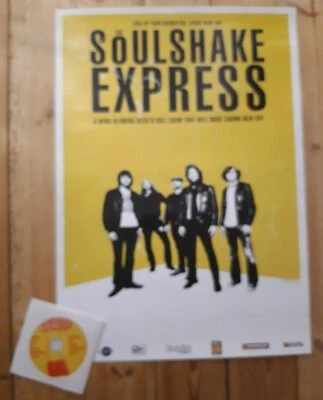 THE SOULSHAKE EXPRESS rare package: Heavy Music Promo CD + POSTER | Sweden Rock - Bild 1 von 2