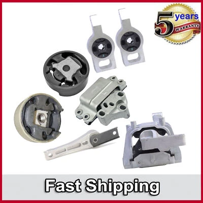 Engine Motor & Manual Trans Mount Set 7PCS For 2009-2016 Volkswagen Tiguan 2.0L - Image 1 of 4