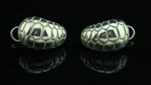 Pendientes de plata de ley con cúpula de tortuga Tiffany & Co. - Imagen 1 de 3