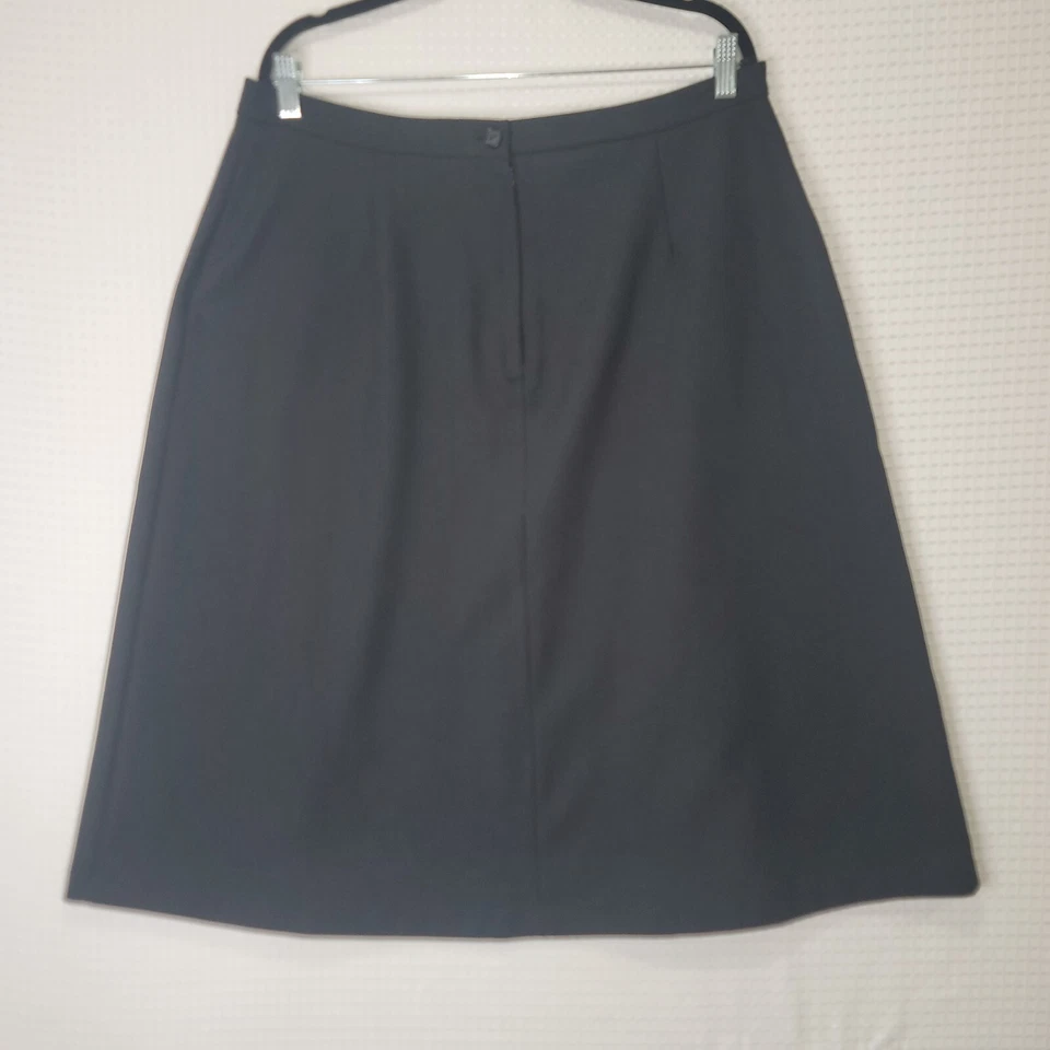 Falda de vestir plisada negra de colección EUC EVANS Slimma para mujer talla 24 (36" cintura) Foto 1 de 4