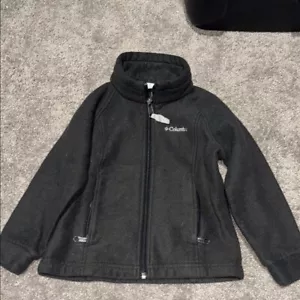 Columbia Black Fleece Jacket kids size 4/5 - Picture 1 of 5