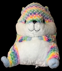 Nanco Regenbogenhamster JUMBO Plüsch Bauch Buddy Stofftier Glitzeraugen RAR - Bild 1 von 10