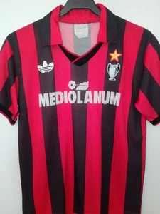 AC MILAN 1990-1991 Mediolanum camiseta shirt trikot maillot maglia adidas - Picture 1 of 6