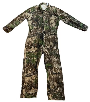 VTG Walls Coveralls Mens Medium Chest 42-44 Realtree Camo USA Made Hunting - Image 1 of 4