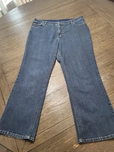 Pantalones de mezclilla Westport para mujer talla 18 corte exclusivo al tobillo MedWash alfombrilla elástica. Normcore - Imagen 1 de 9