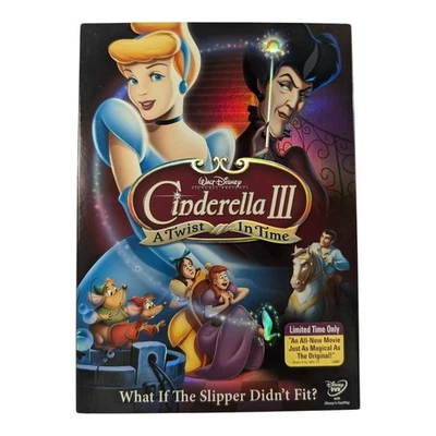Cinderella 3 : A Twist in Time Disney DVD Brand New Factory Sealed Walt Disney - Image 1 of 3