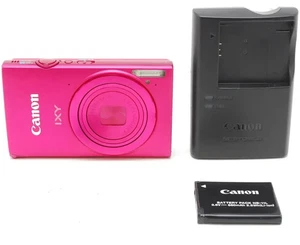 Canon IXY 420F PowerShot ELPH 320 HS IXUS 240 HS Digital Camera Pink red JAPAN - Picture 1 of 10