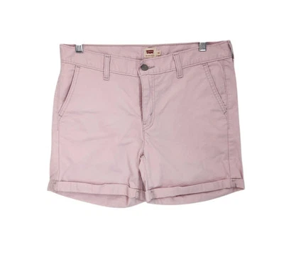 Pantalones Cortos Levis Strauss Rosa Tiro Medio Puños Clásicos Talla 30 32" Cintura 5" Entrepierna  Foto 1 de 4