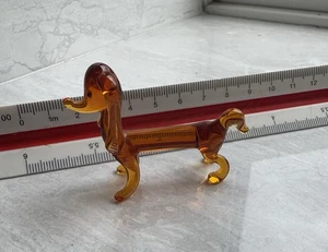 Vintage handcraft hand blown glass dog dachshund Murano? - Picture 1 of 2